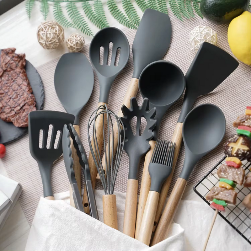 ChefFlex - Kit Completo de Colheres e Utensílios