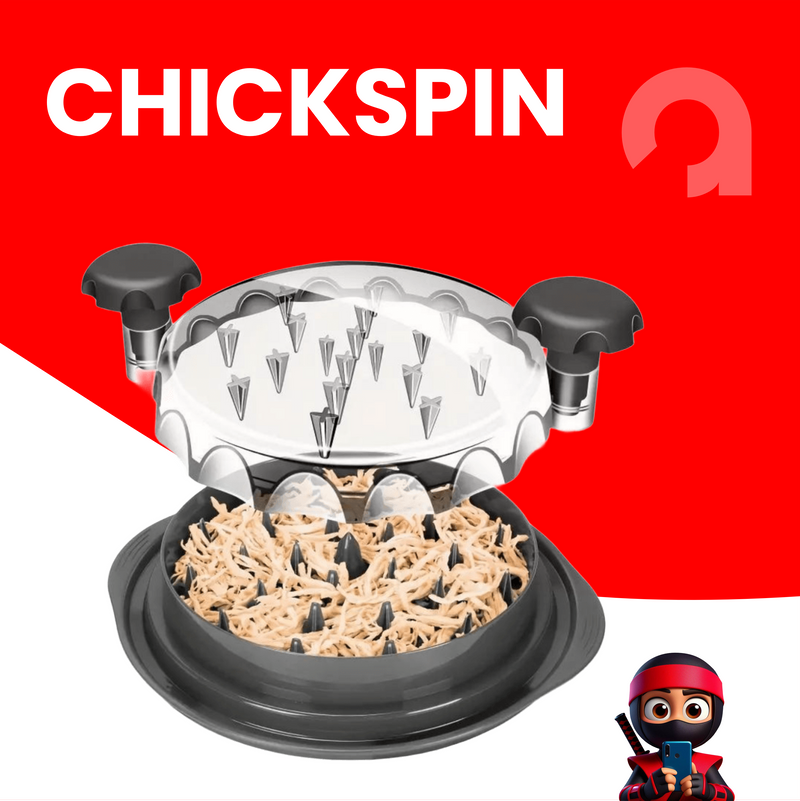 ChickSpin™ - Desfiador de Alimentos 360°