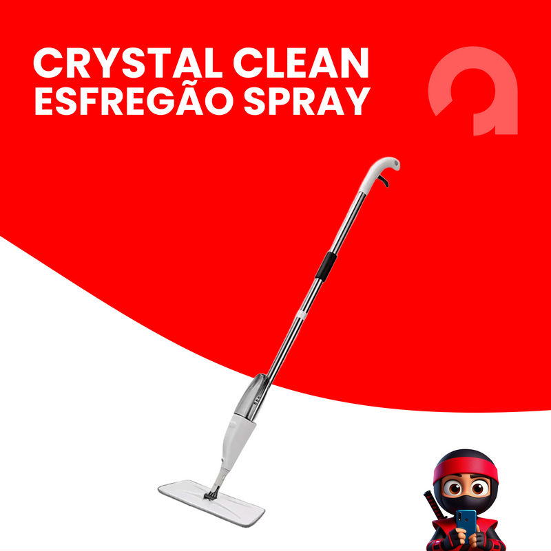 CrystalClean™ - Esfregão spray