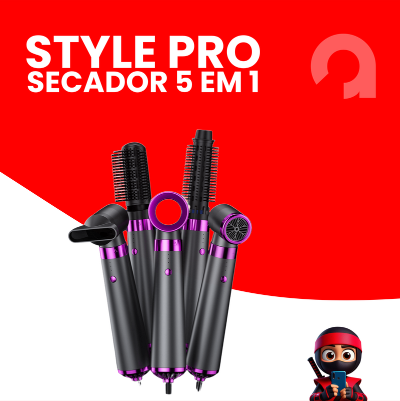 StylePro™ - Secador de cabelo 5-em-1