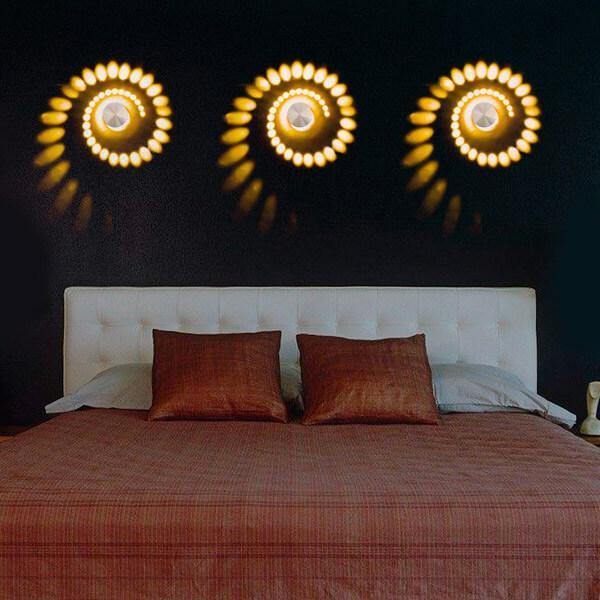 Luzes Decorativas de Parede em Espiral™